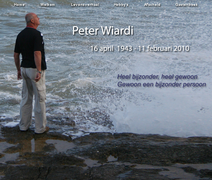 Peter Wiardi 16 april 1943 - 11 februari 2010